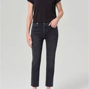 AGOLDE RILEY HIGH RISE STRAIGHT CROP (STRETCH)
IN PANORAMIC